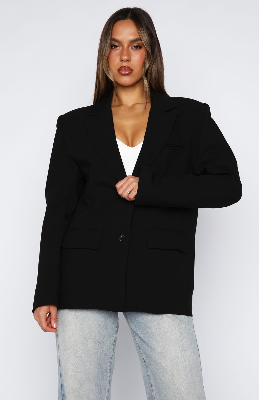 What's His Is Mine Blazer Black